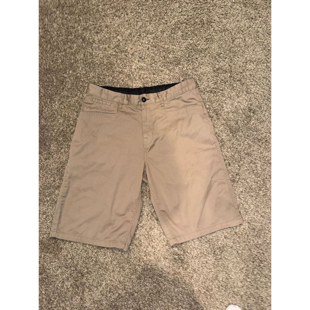 The North Face Mens Khaki Chino Shorts Size 34 Tan Hiking Casual Outdoor Twill